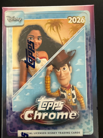 2026 Topps chrome Disney blaster