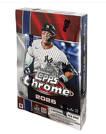 2026 Topps Chrome Baseball Hobby Box