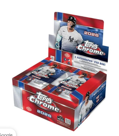 2026 Topps Chrome Baseball Jumbo Hobby