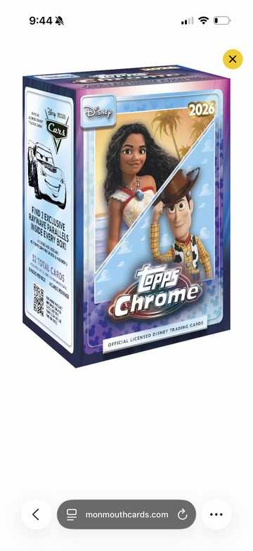 Topps chrome Disney blaster