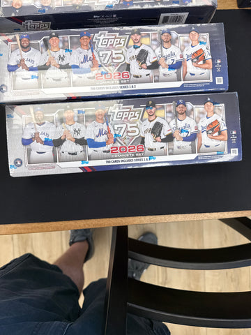 Topps baseball hobby complete set