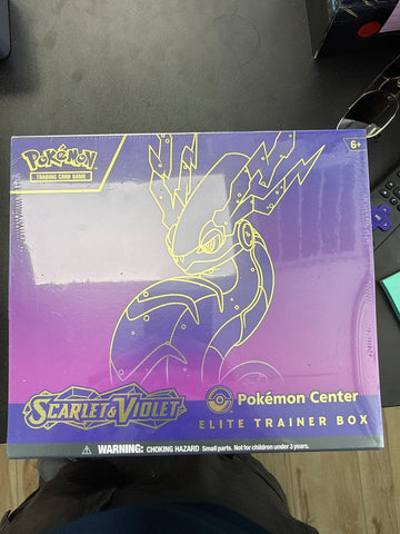 Scarlet and violet Pokémon center ETb