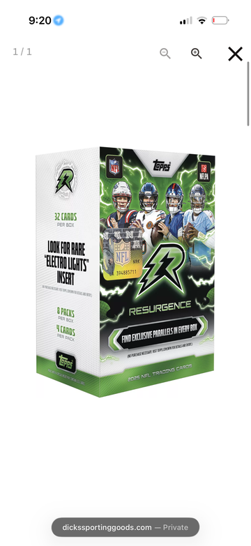2025 Topps resurgence blaster