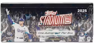 2025 Topps Stadium Club Baseball Hobby Box