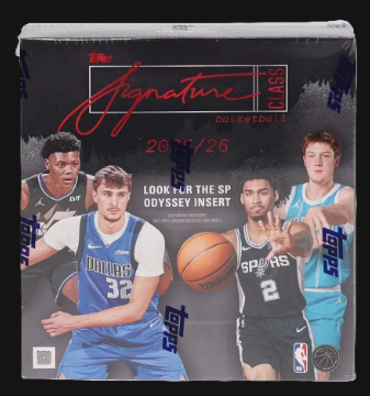 2025/26 Topps Signature Class Basketball Mega Box