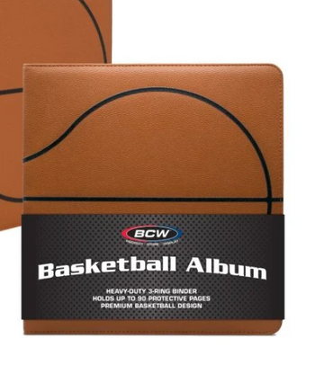 3 in. Album-Basketball Collectors-Premium Brown