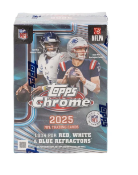 2025 Topps Chrome Football Blaster Box
