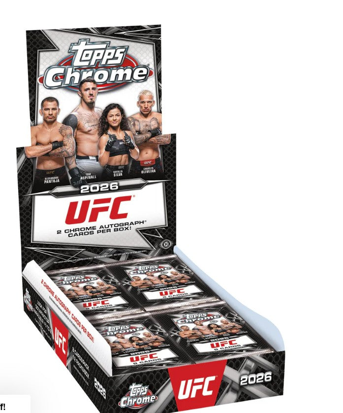 2026 Topps UFC Chrome Hobby Box