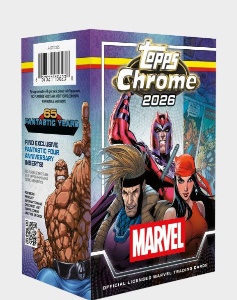 2026 Topps Chrome® Marvel Comics - Value Box