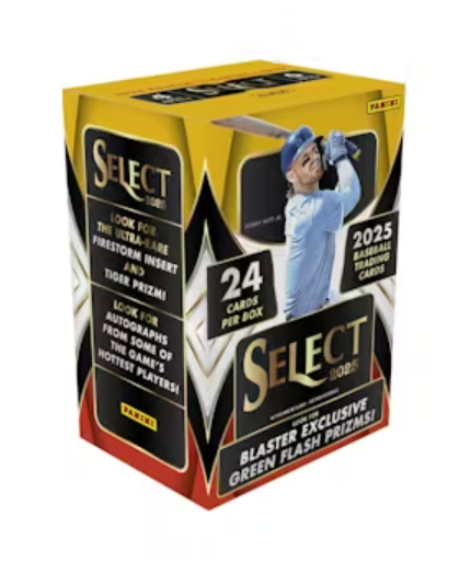 25 PANINI SELECT BASEBALL HOBBY BLASTER