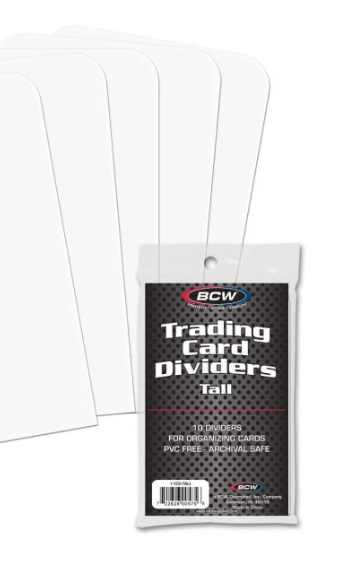 Tall Trading Card Dividers