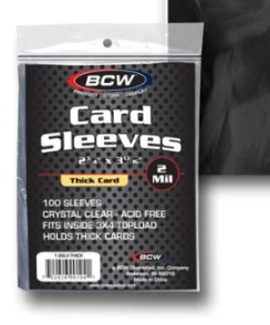 Thick Card Sleeves 2 ¾" X 3 ¹³⁄₁₆"