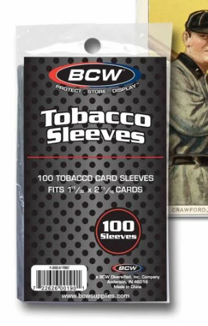 Tobacco Card Sleeves 1 ²¹⁄₃₂" x 2 ⅞"