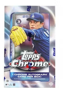 2025 Topps Chrome Baseball Hobby Box