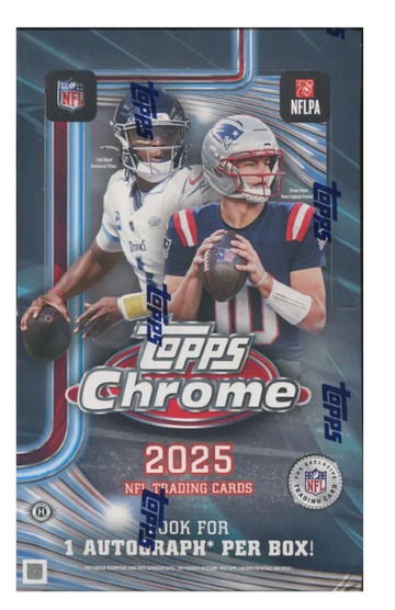 2025 Topps Chrome NFL Hobby Box
