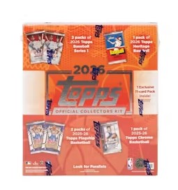 2026 Topps MLB x NBA Official Collector Kit Box