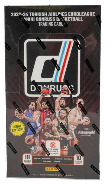 2023/24 Panini Donruss Turkish Airlines EuroLeague Basketball Hobby Box